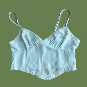 BABY BLUE CORSET STYLE TOP